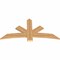 Ekena Millwork Alberta Smooth Timber Gable Bracket, Western Red Cedar, 60"W x 30"H x 1 1/2"D x 5 1/2"F, 12/12 Pitch GBW060X30X0206ALB00SWR - alternate 5